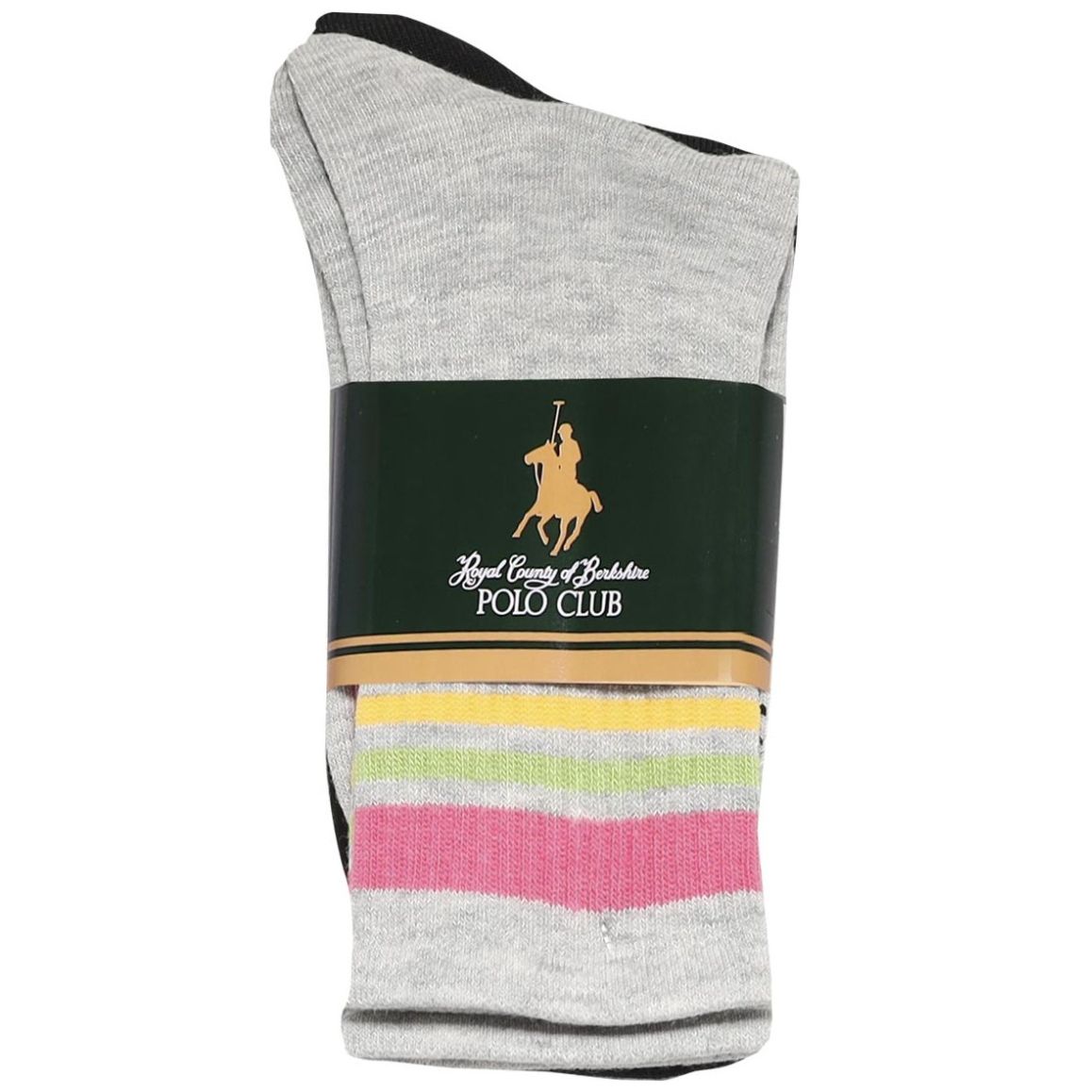 Pack de 2 Calcetas Largas con Rayas Superiores Royal Polo Club