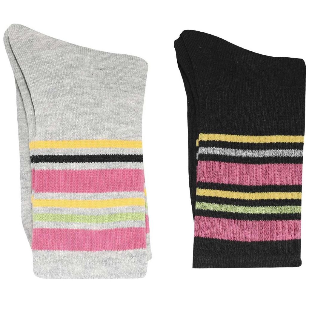 Pack de 2 Calcetas Largas con Rayas Superiores Royal Polo Club