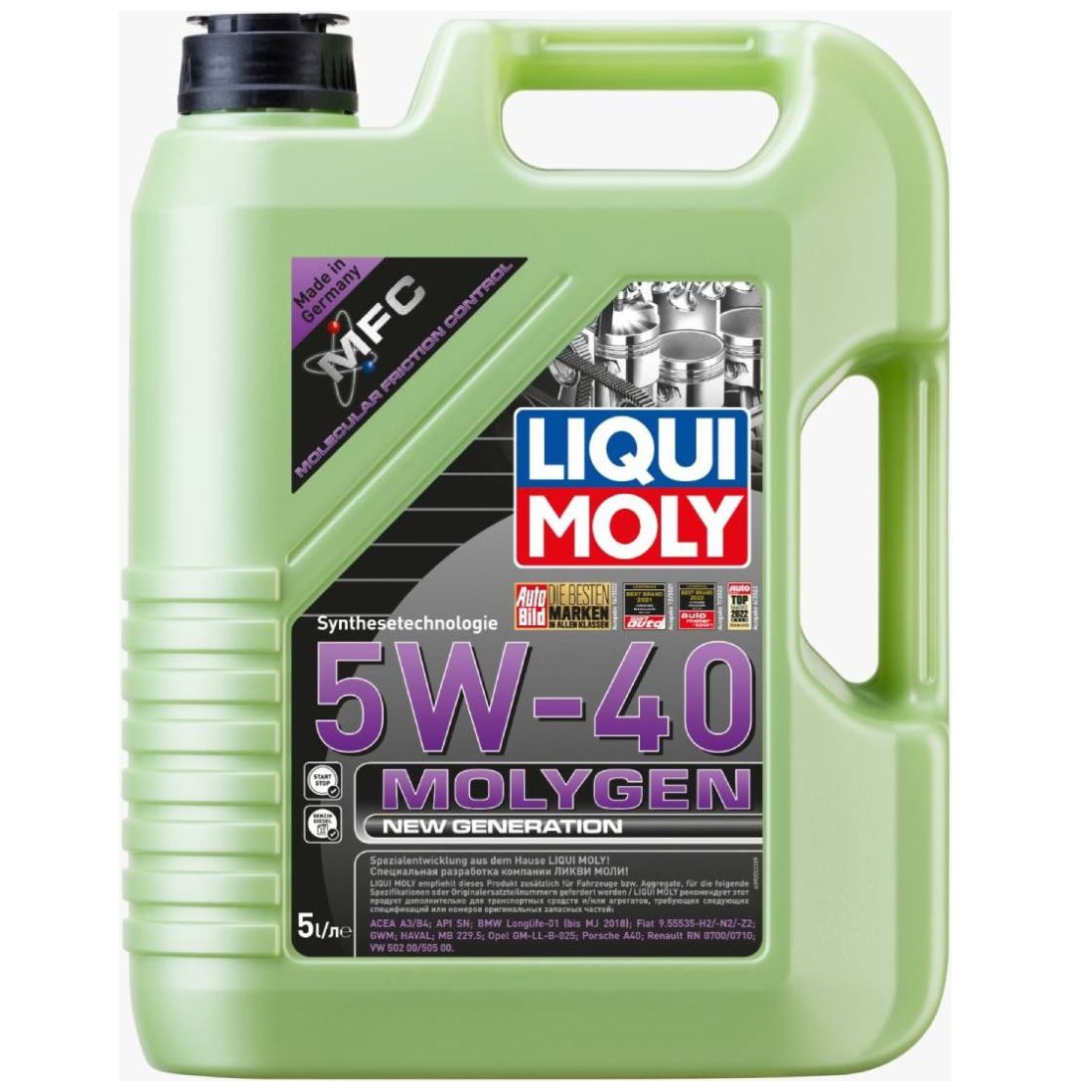 Molygen New Generation 5W40 Liqui Molly