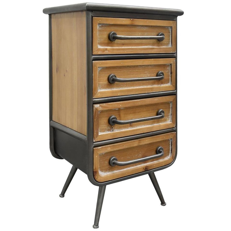 Cajonera 4 Cajones Industrial Vintage Home