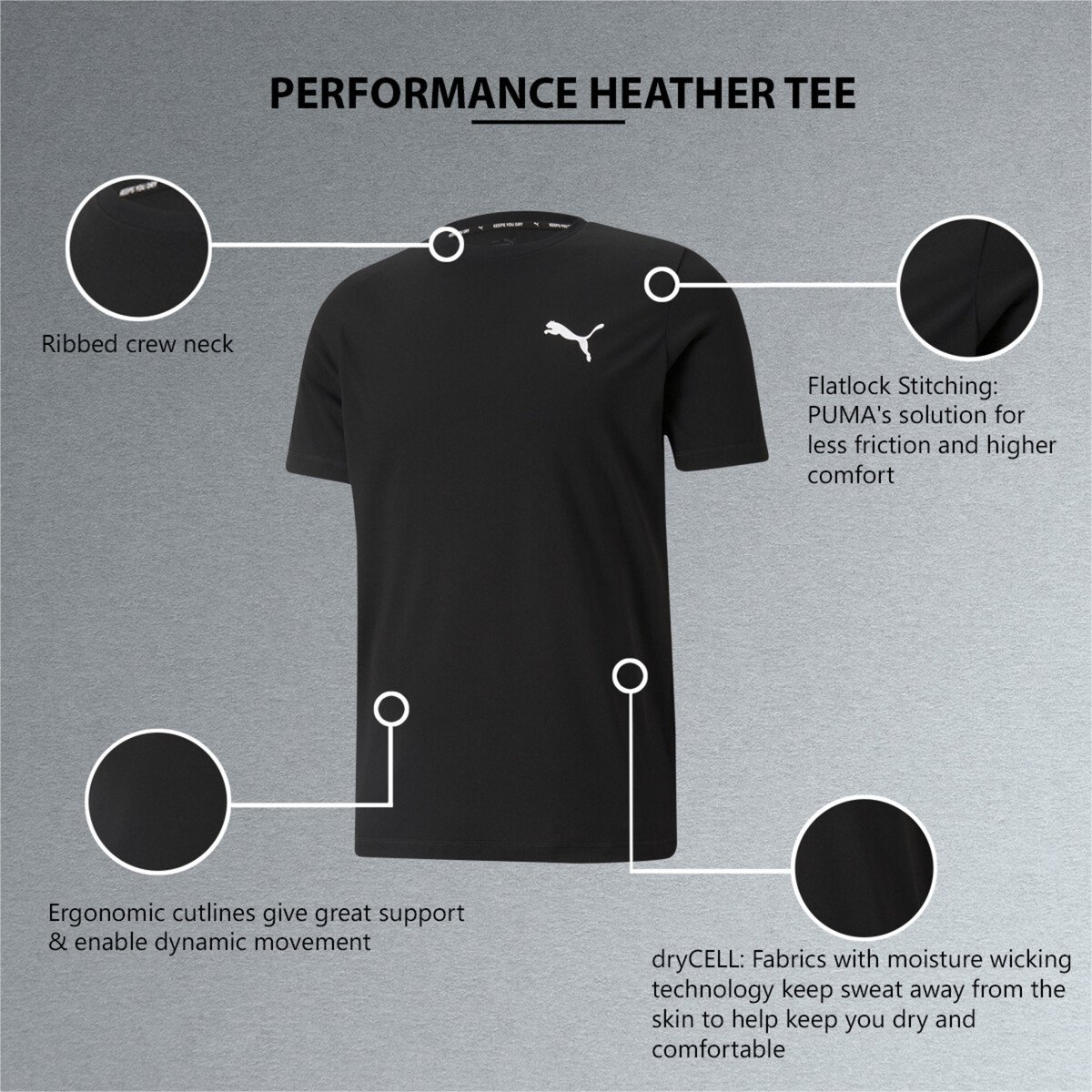 Playera Casual Puma para Hombre