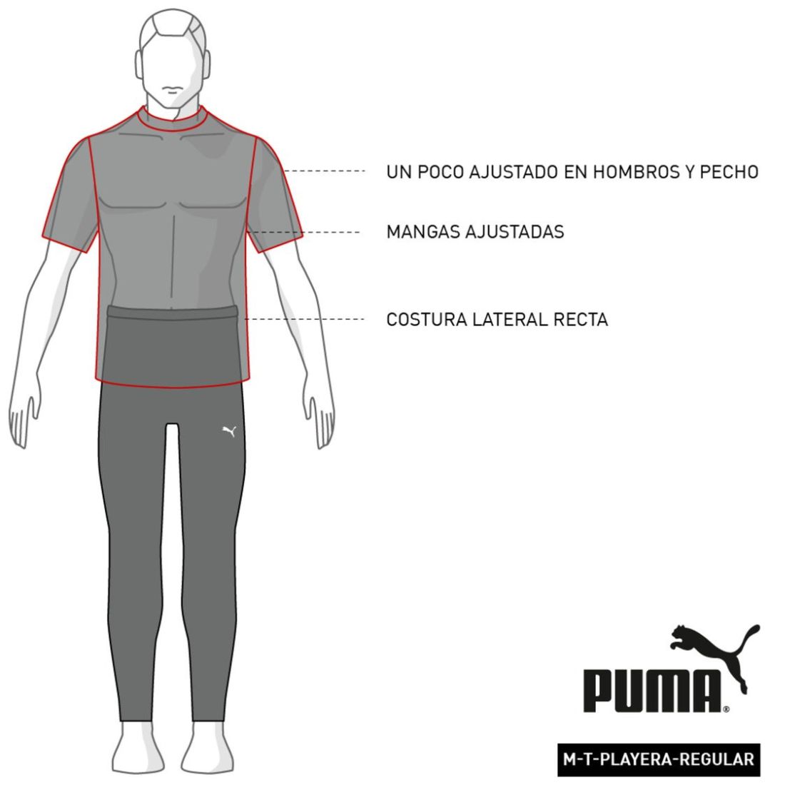 Playera Manga Corta Nitro Puma para Hombre