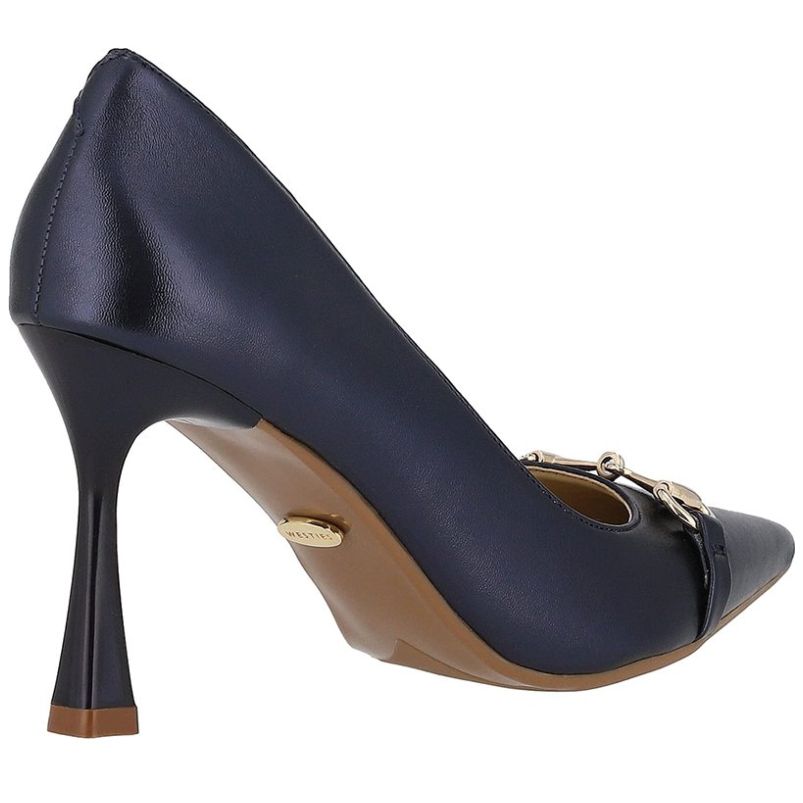 Zapatilla Azul con Textura Pitón Westies