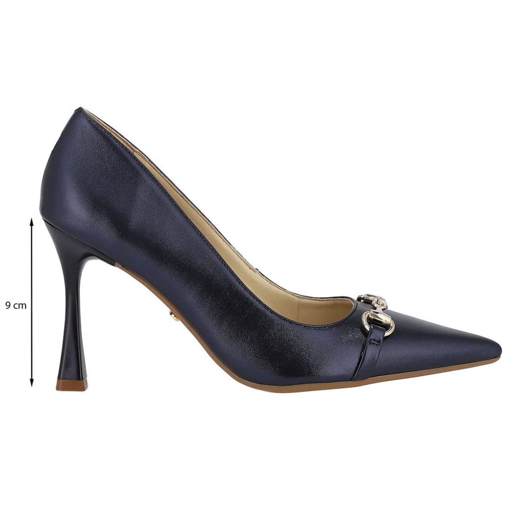 Zapatilla Azul con Textura Pitón Westies
