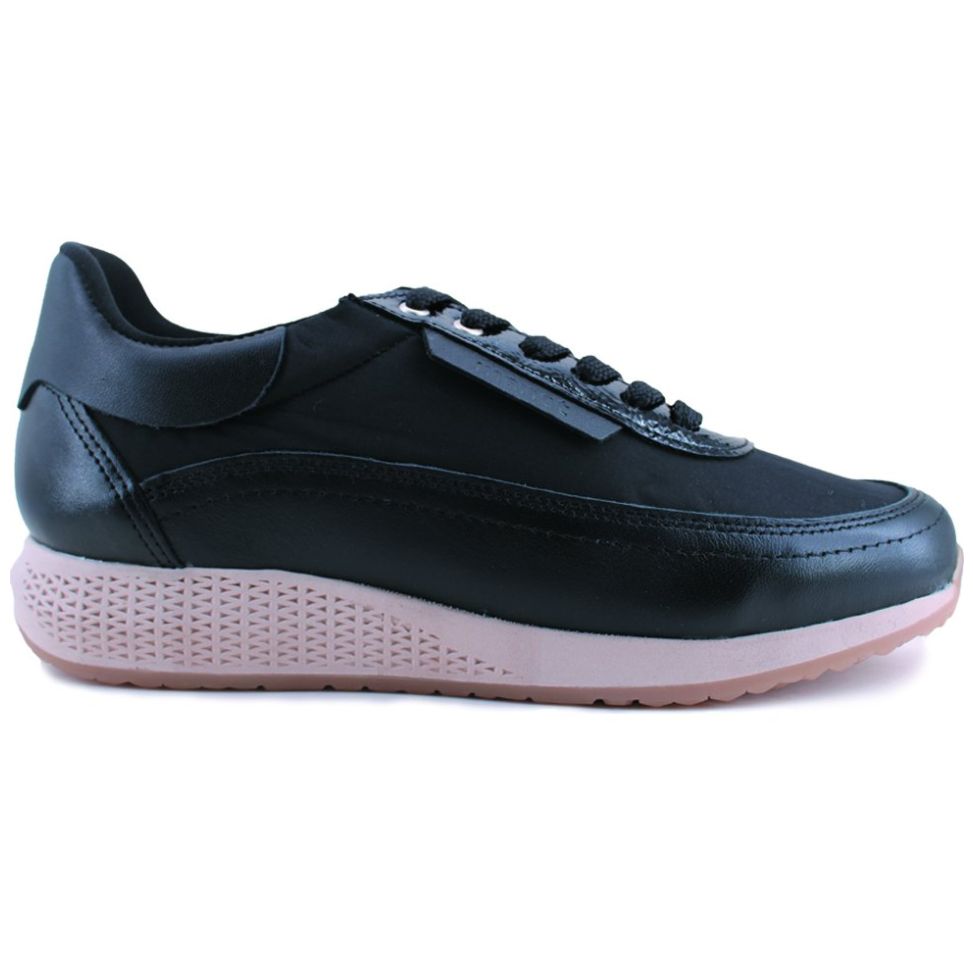 Tenis  Negro Casual con Suela de Liga Manet