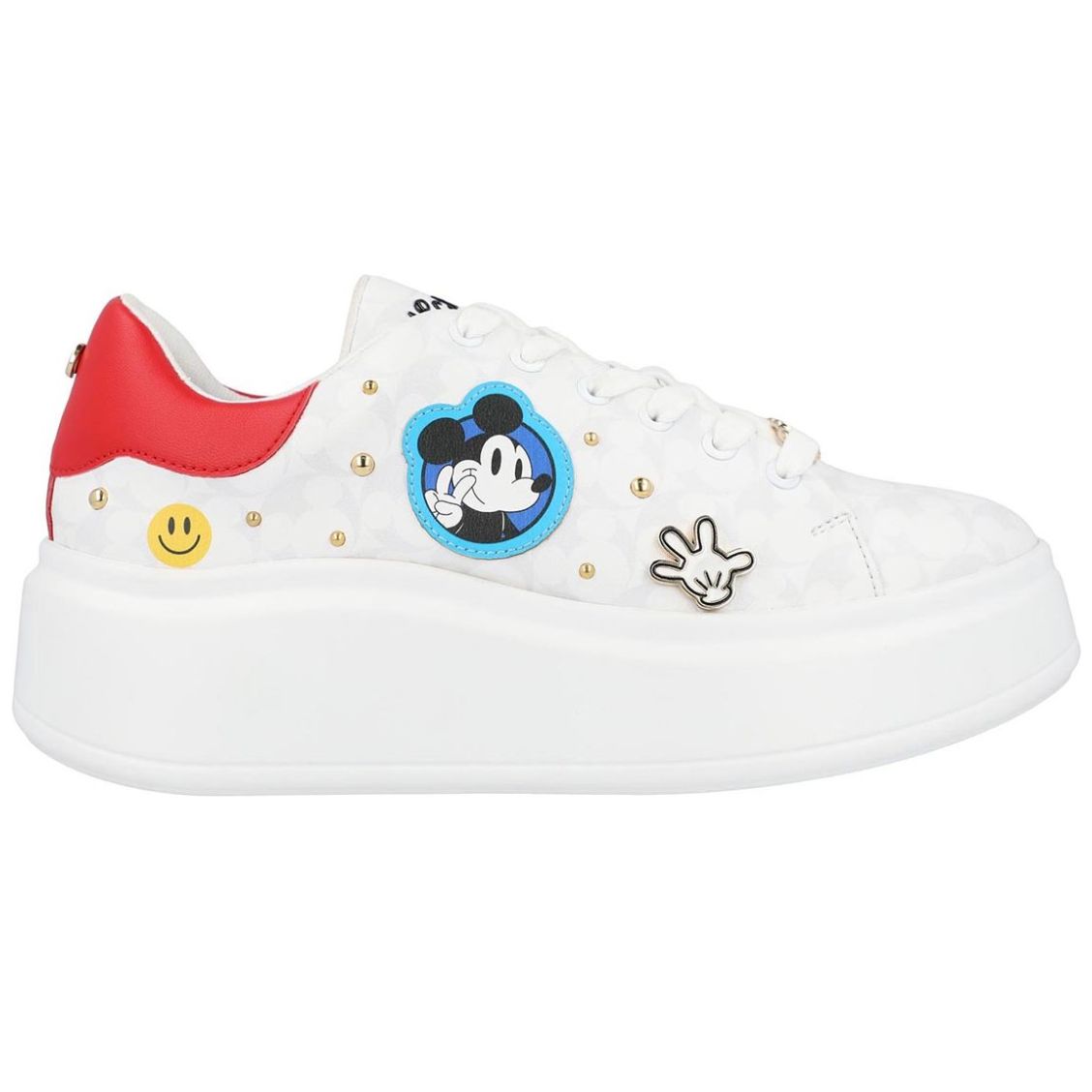Tenis Blanco Estampado Mickey W Capsule