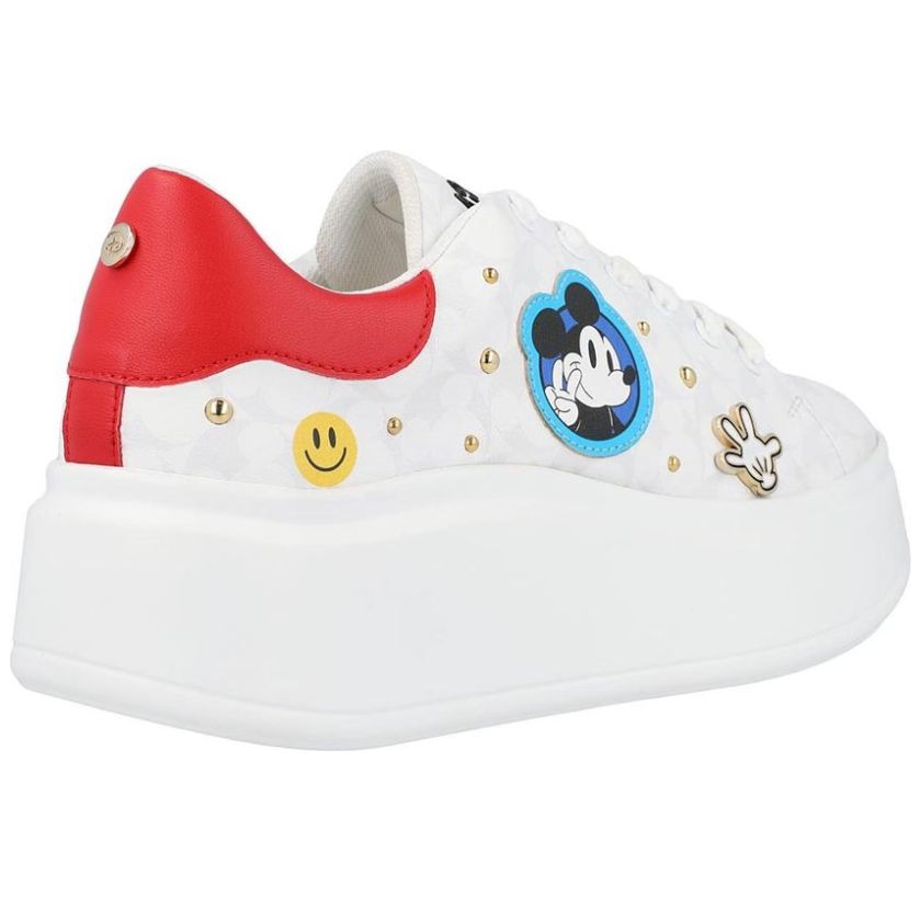 Tenis Blanco Estampado Mickey W Capsule