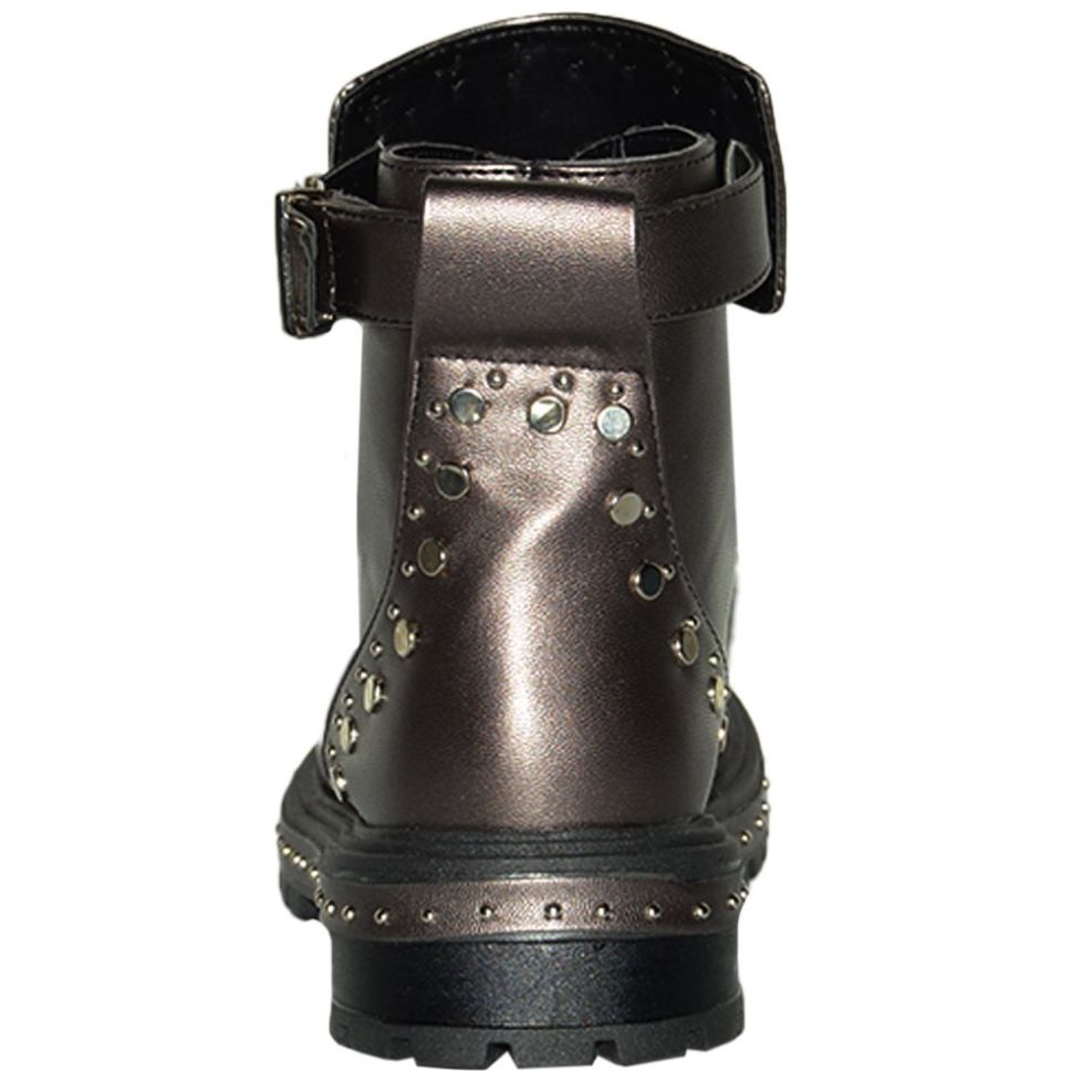 Bota Café con Estoperoles Y Hebilla Ajustable Philosophy