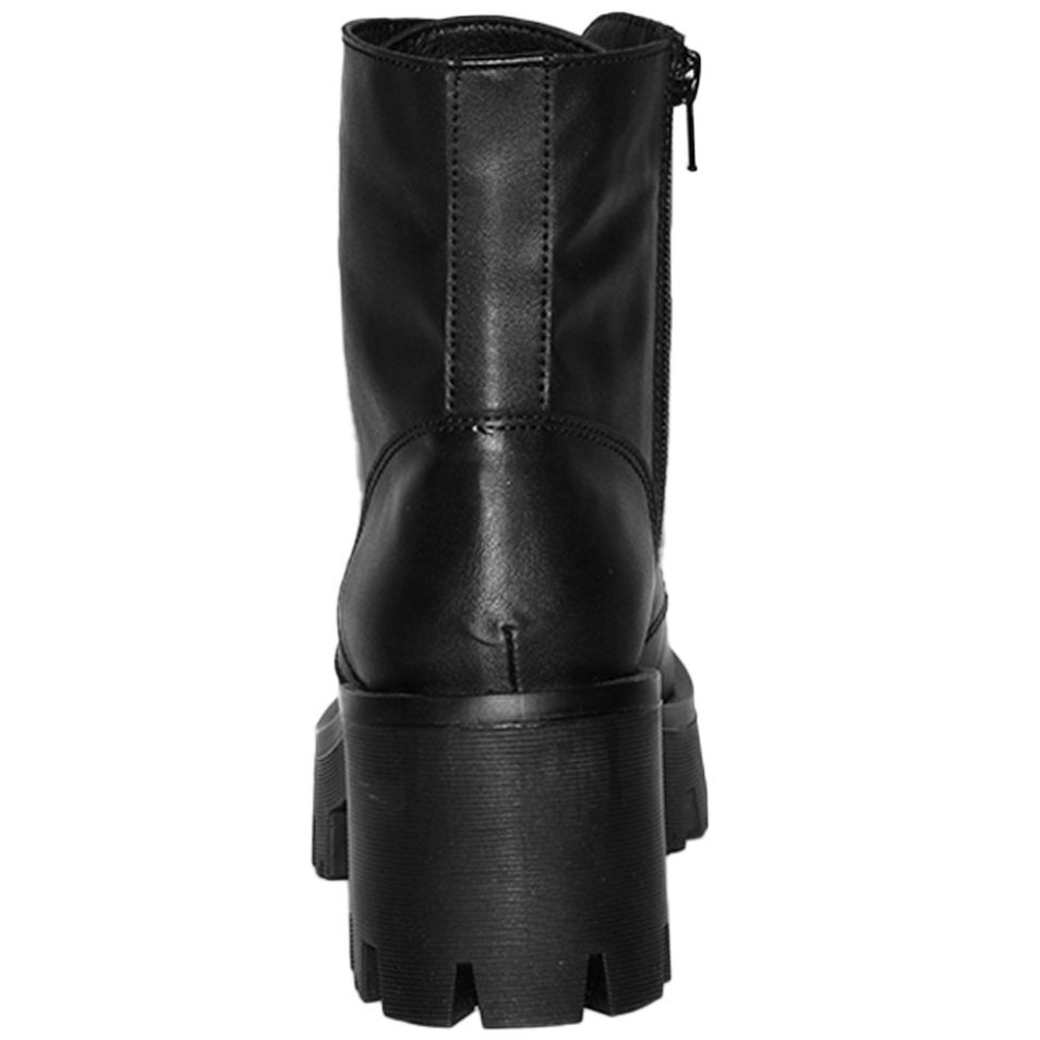 Bota  Negra con Plataforma Y Cierre Lateral Philosophy