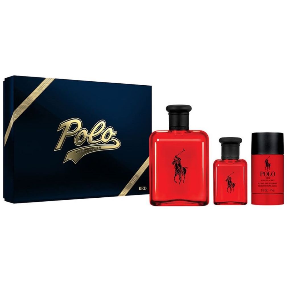 Set Fragancia para Hombre Ralph Lauren Polo Red Rl Edt 125 Ml