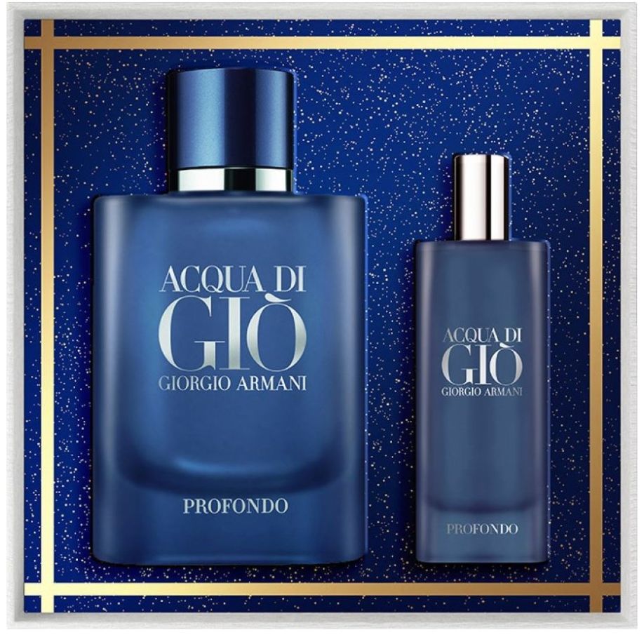 Set Fragancia para Hombre Armani Acqua Di Gio Profondo Edp 75 Ml