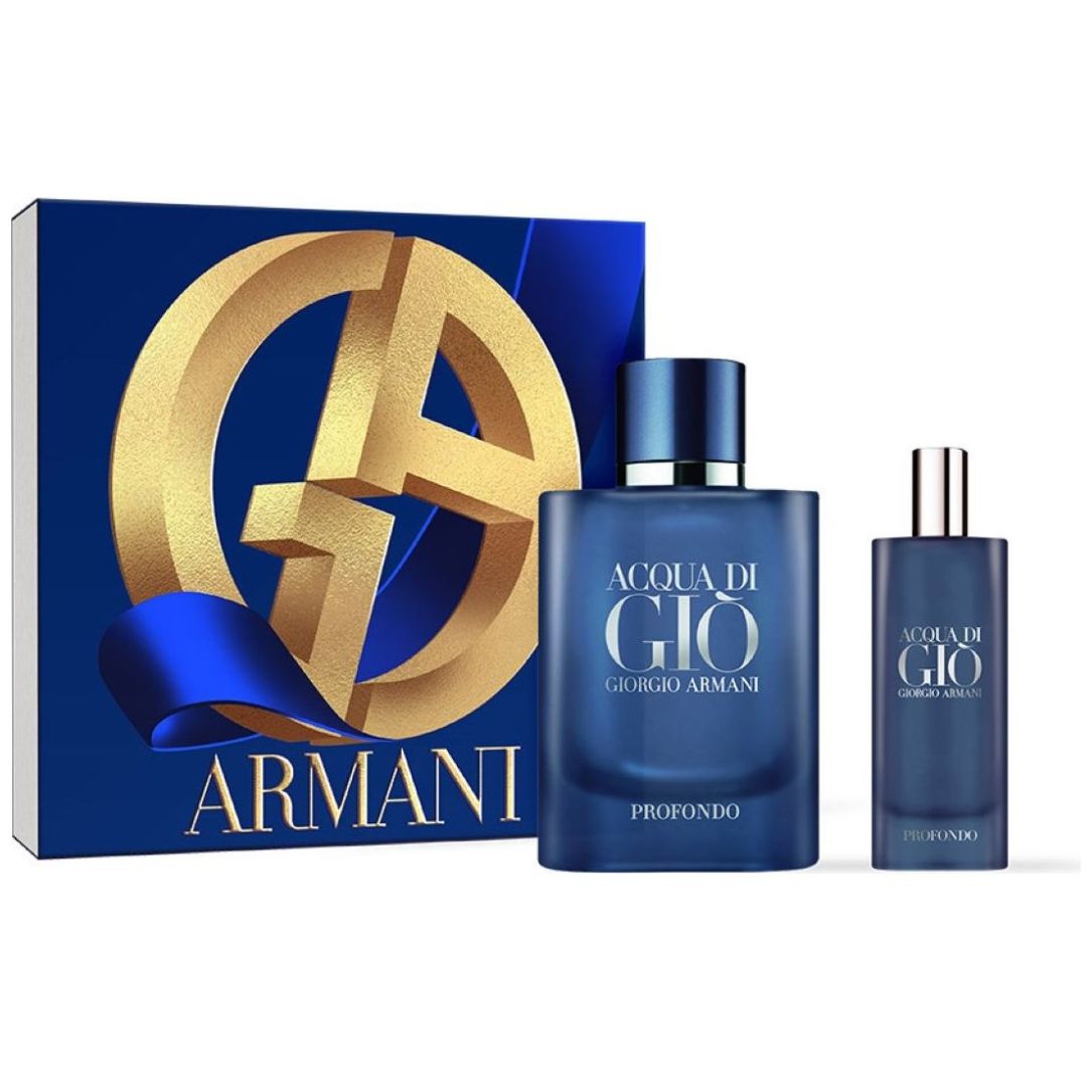 Set Fragancia para Hombre Armani Acqua Di Gio Profondo Edp 75 Ml