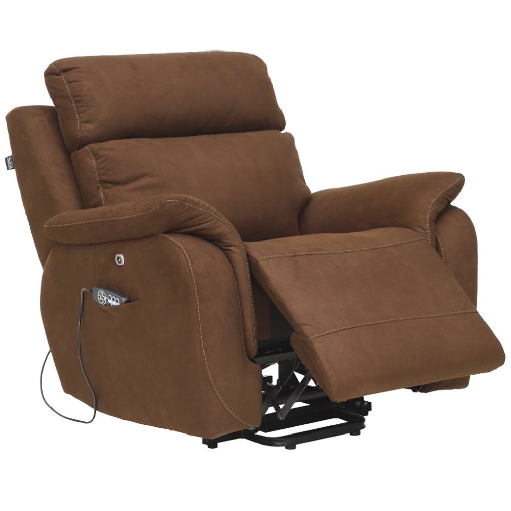 Sillón Reclinable Morelli Café Ultra Tela Boal