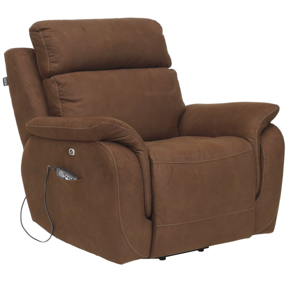 Sillón Reclinable Morelli Café Ultra Tela Boal