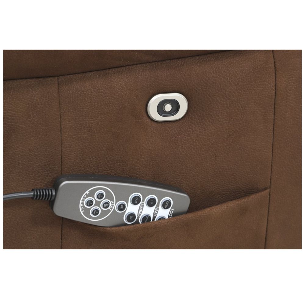 Sillón Reclinable Morelli Café Ultra Tela Boal