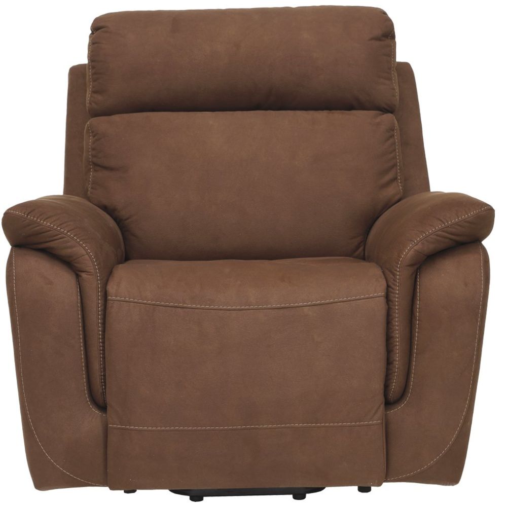 Sillón Reclinable Morelli Café Ultra Tela Boal