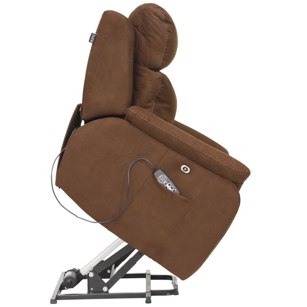 Sillón Reclinable Morelli Café Ultra Tela Boal