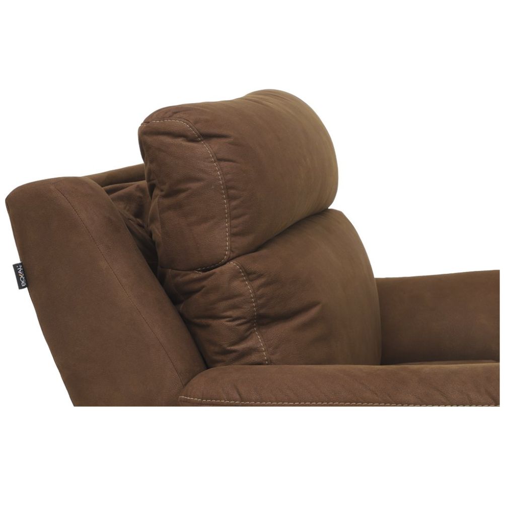 Sillón Reclinable Morelli Café Ultra Tela Boal