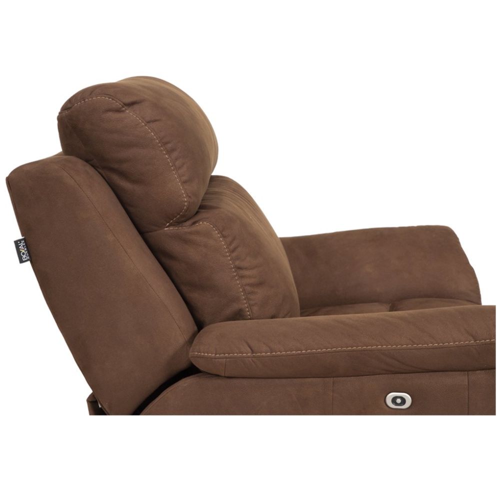Sillón Reclinable Morelli Café Ultra Tela Boal