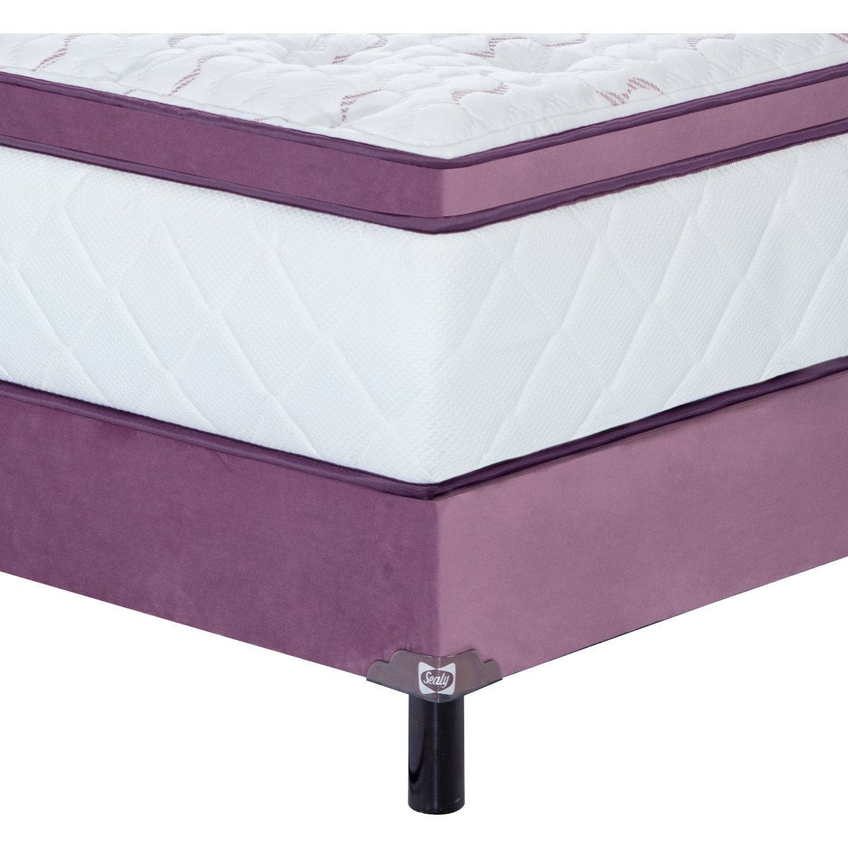 Juego de Colchón Y Box Quee Size Purple Recovery Sealy