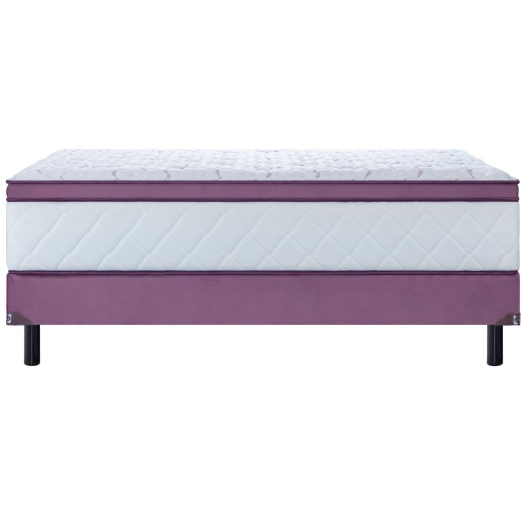 Juego de Colchón Y Box Quee Size Purple Recovery Sealy