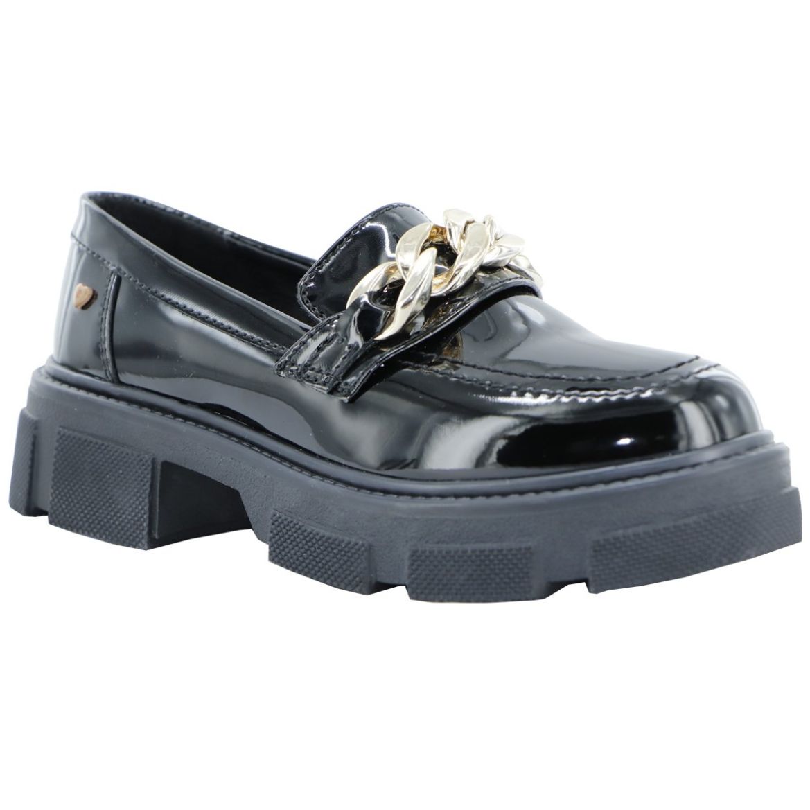  Mocasín Bambino Charol 18-23 Negro