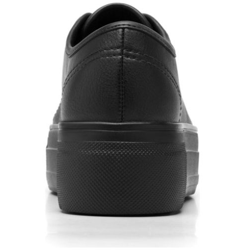 Tenis  Negro Casual con Plataforma Flexi