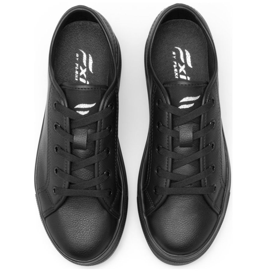 Tenis  Negro Casual con Plataforma Flexi