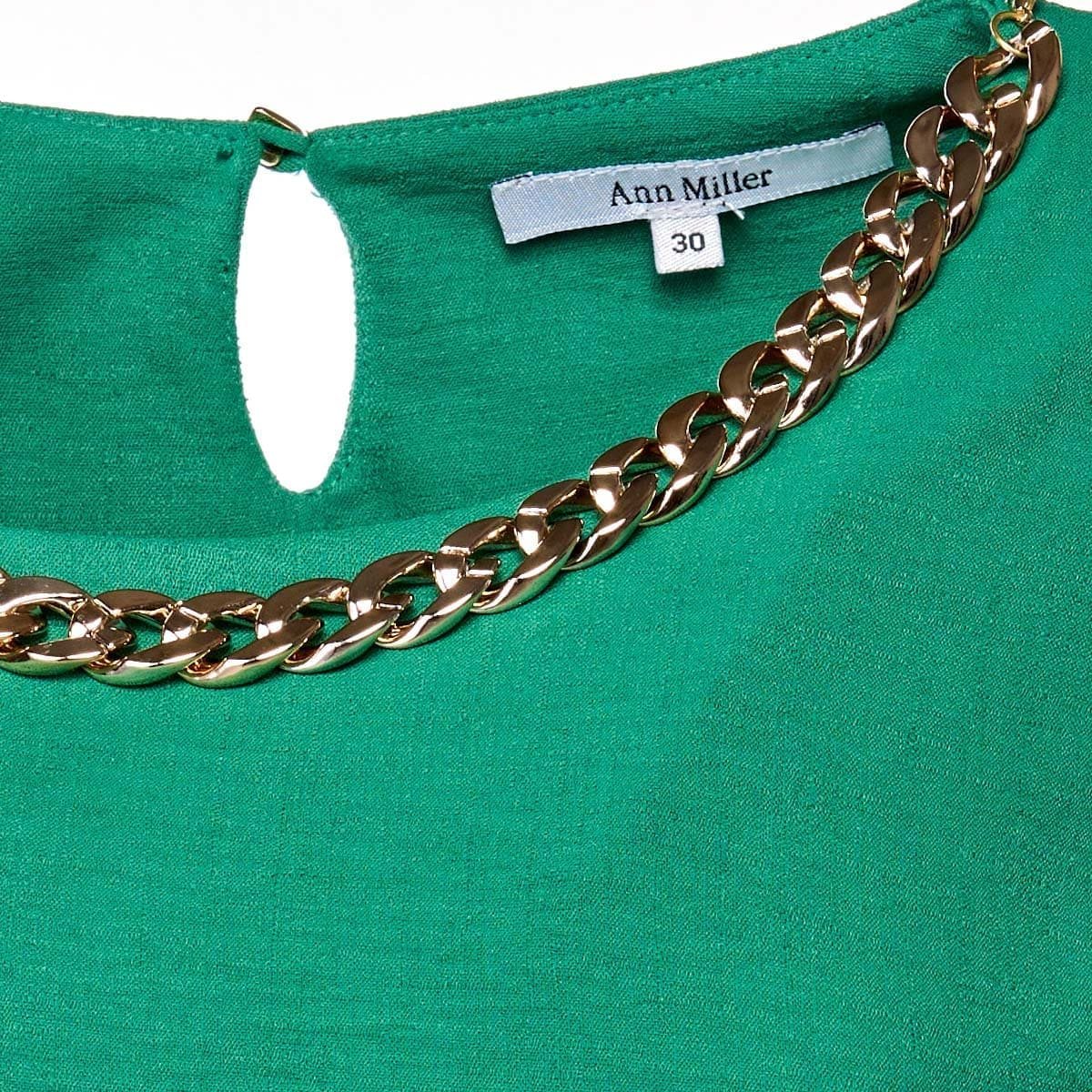 Blusa con Cuello Redondo Ann Miller para Mujer