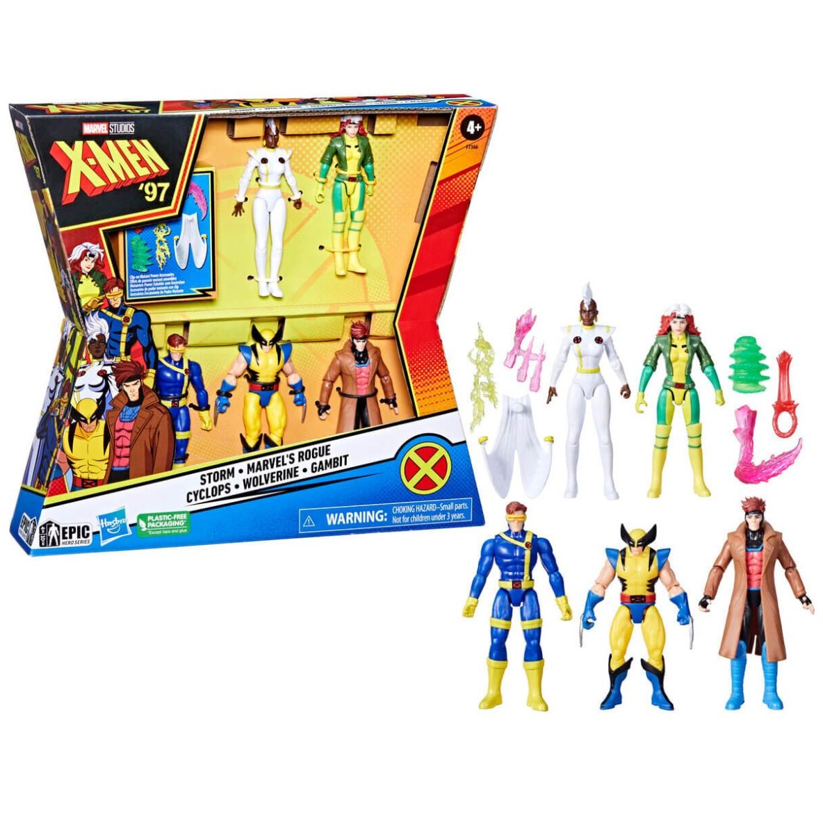 Pack Figuras de Acción 4” X-Men ’97