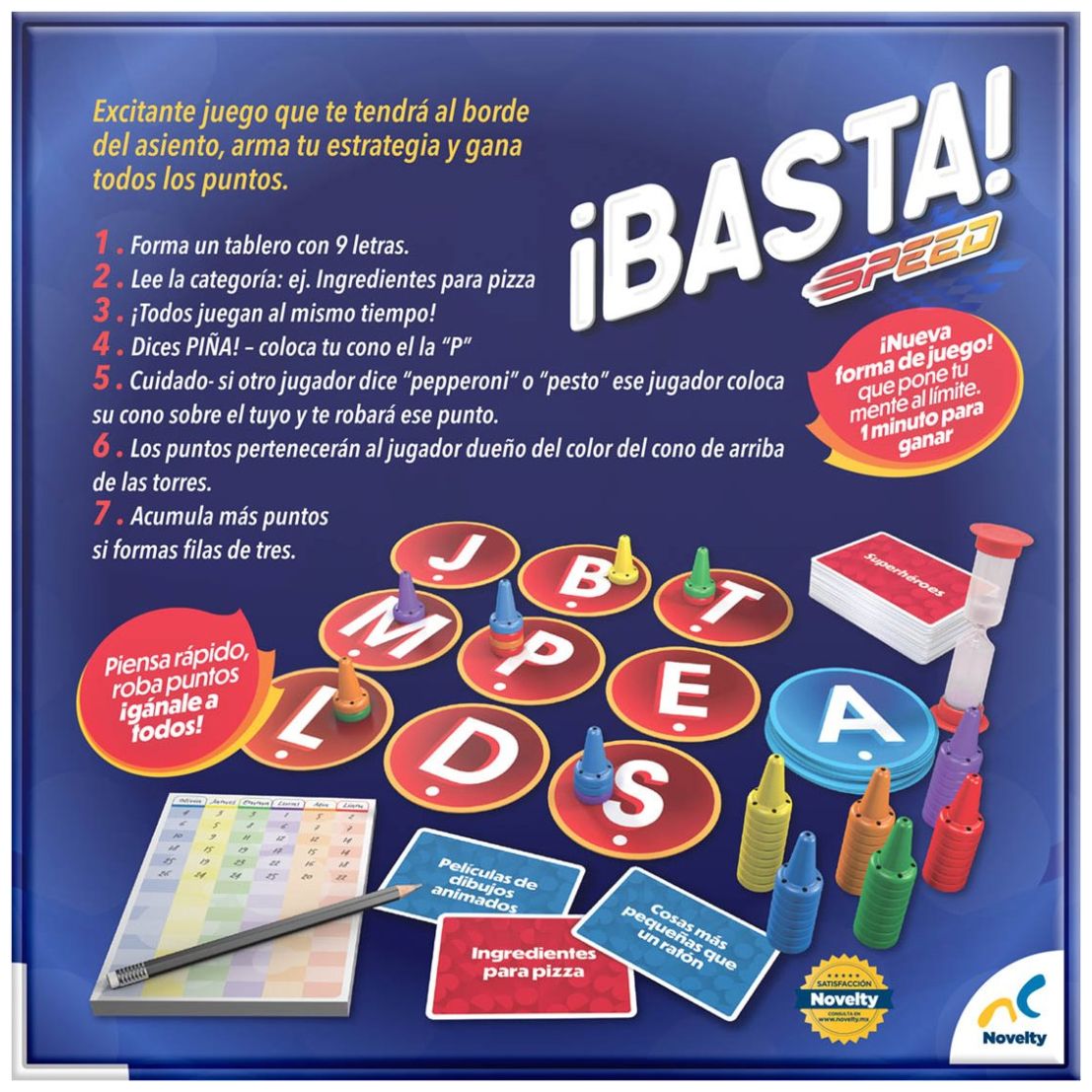 Juego Bastaspeed Novelty