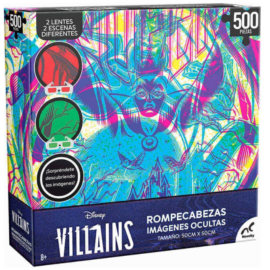 Rompecabezas 3D Villains 500Pz Novelty