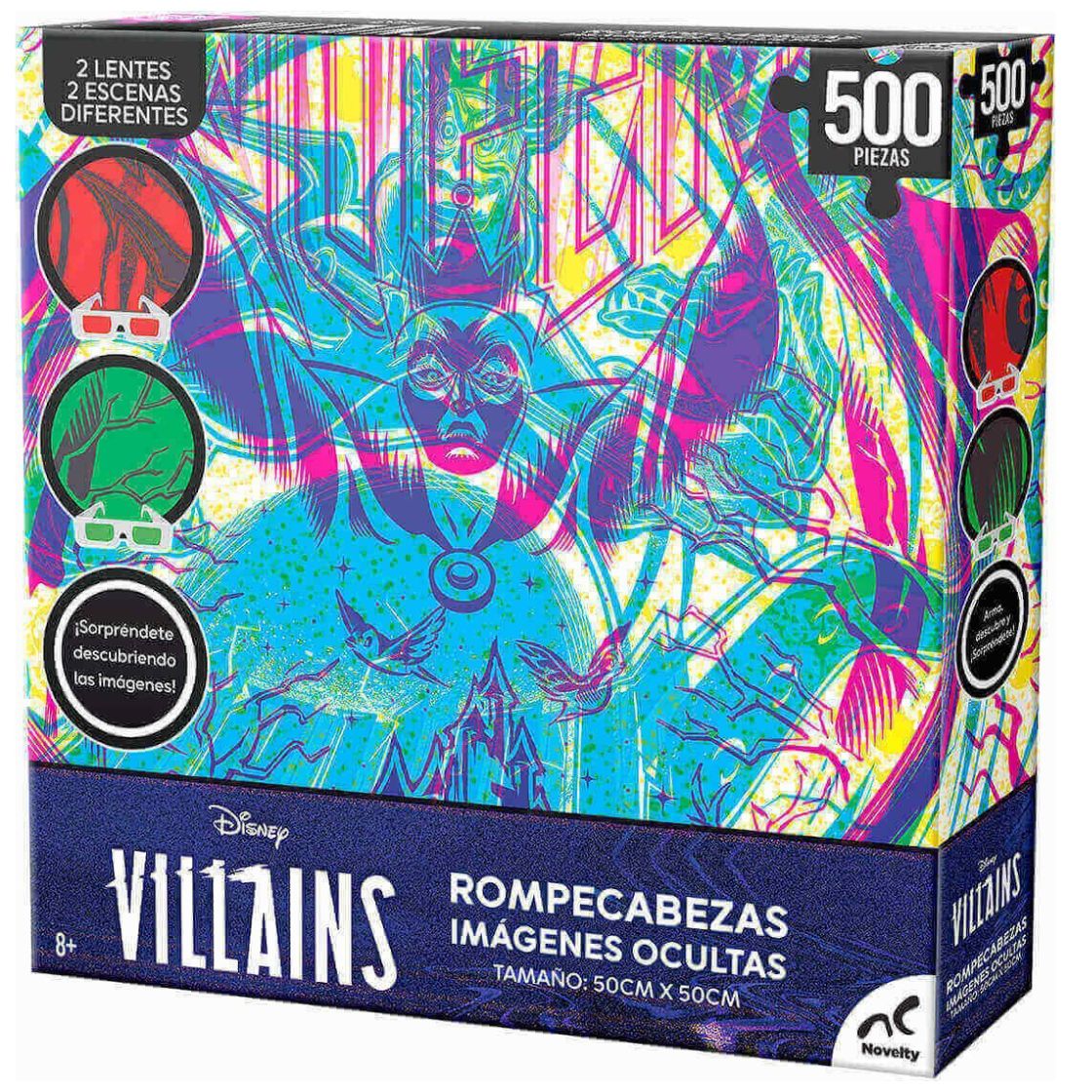 Rompecabezas 3D Villains 500Pz Novelty