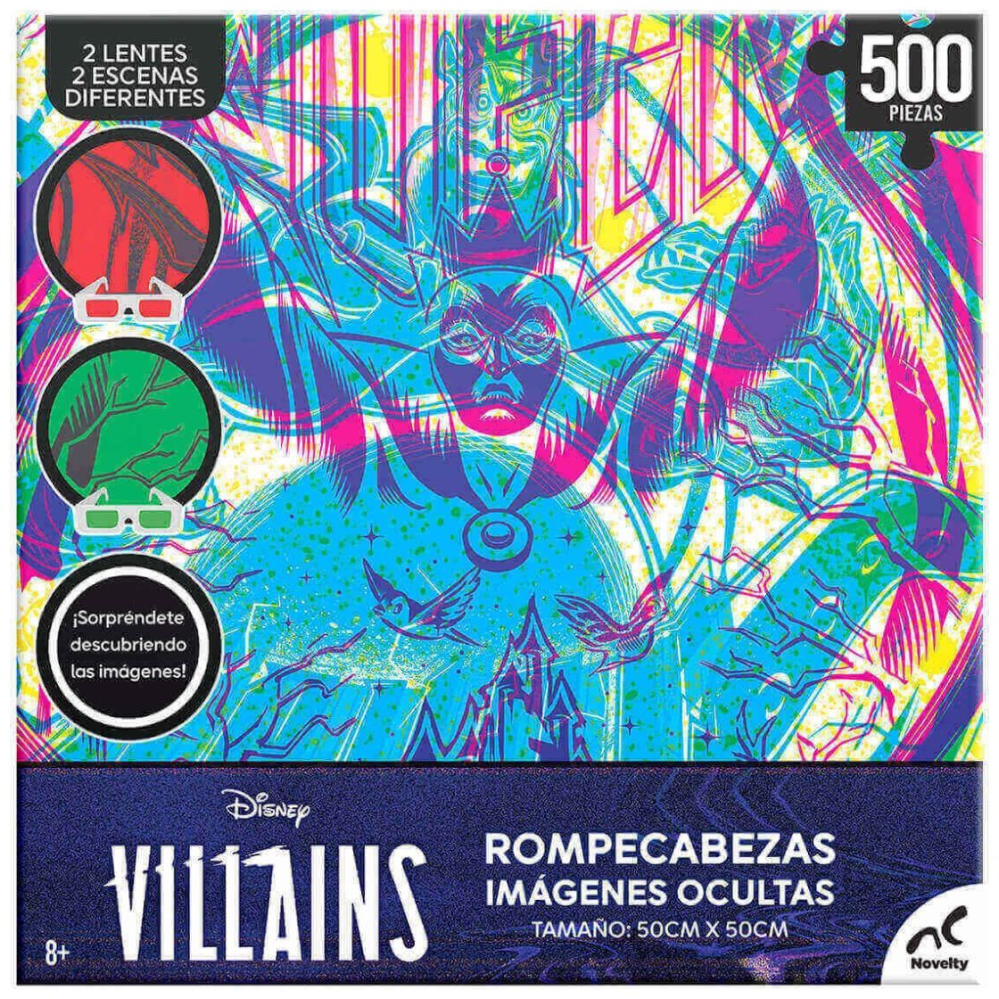 Rompecabezas 3D Villains 500Pz Novelty