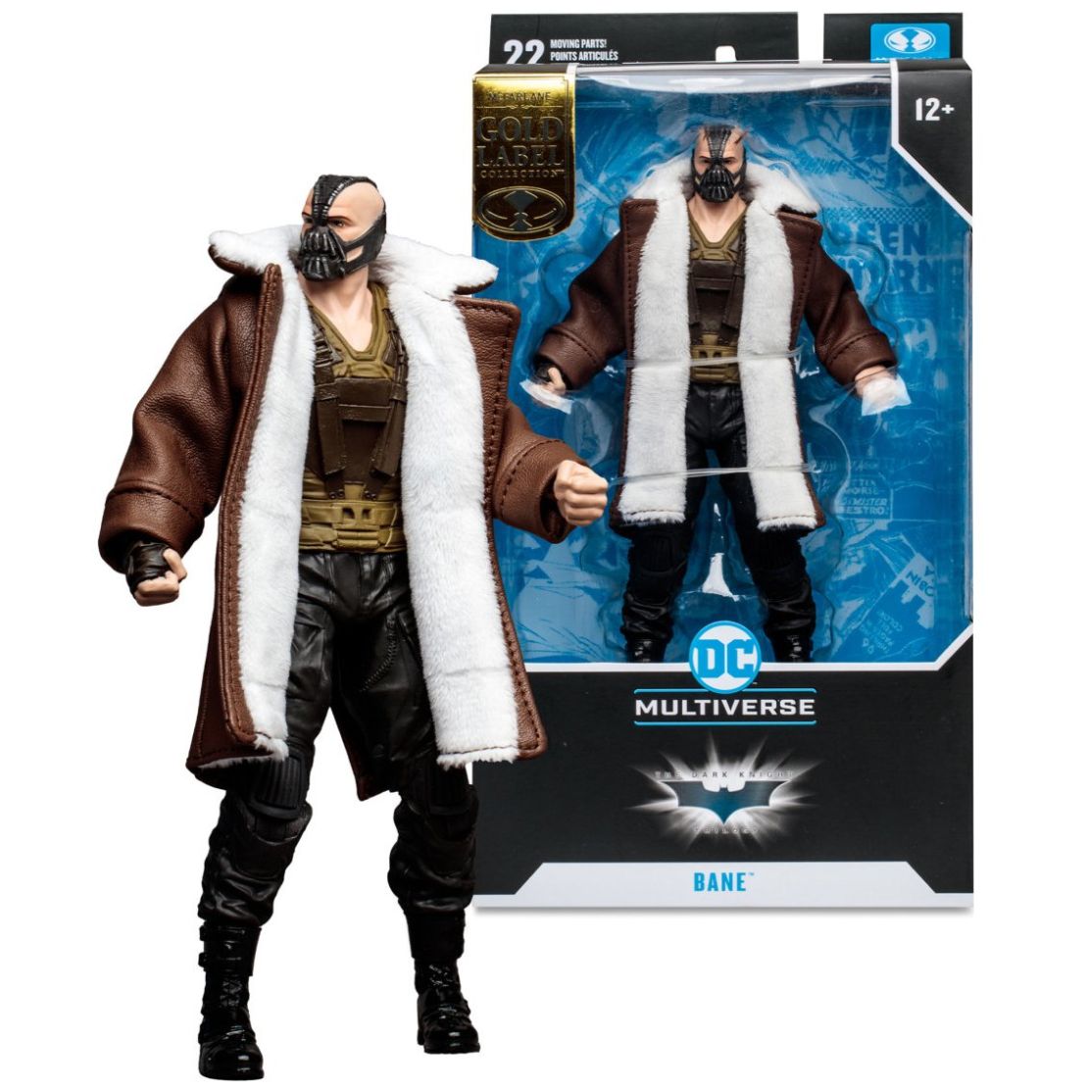 Figura de Colección 7" Bane. The Dark Knight Rises. Variante con Abrigo (Gold Label)