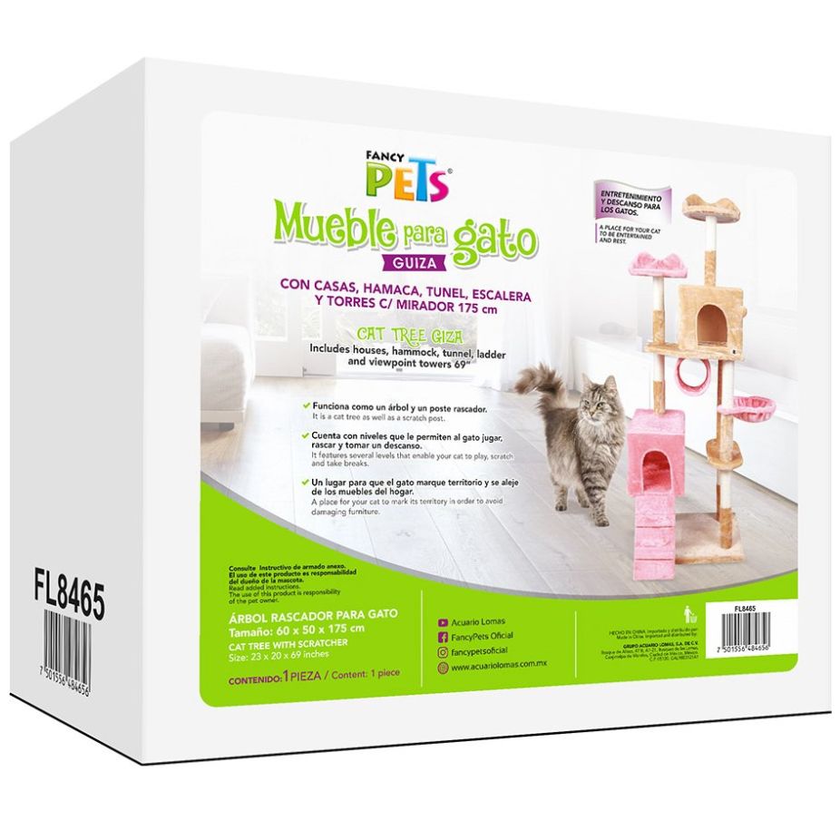 Mueble Guiza 175Cm para Gato Acuario Lomas