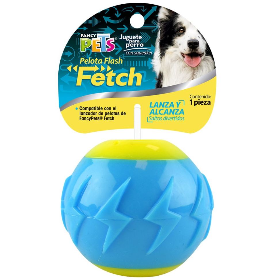 Pelota Flash con Sonido Fetch Acuario Lomas