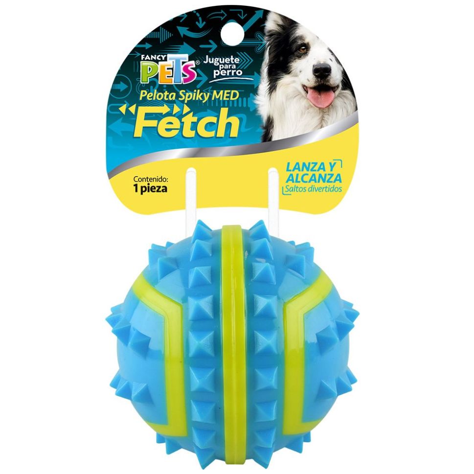 Pelota Mediana Spiky Fetch Acuario Lomas