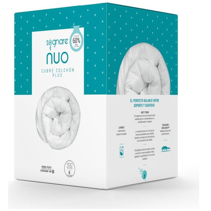 Cubre Colchón Nuo Plus Matrimonial Sognare