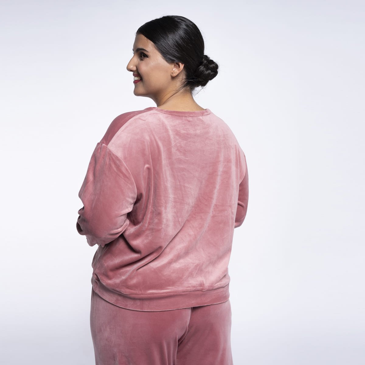 Sudadera Velour Cuello Redondo Vixara