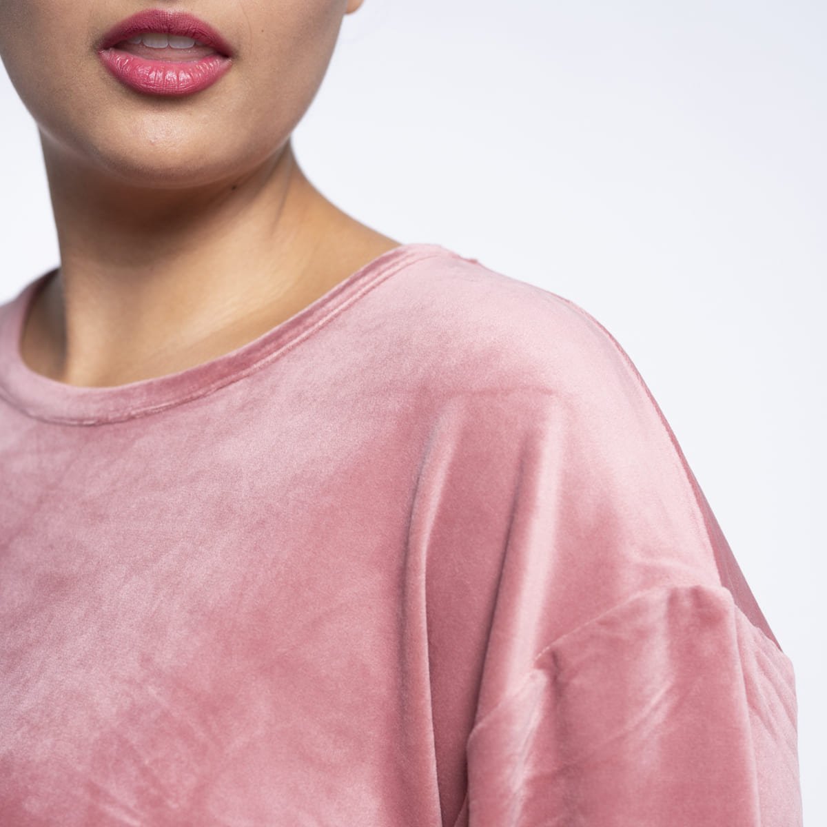 Sudadera Velour Cuello Redondo Vixara