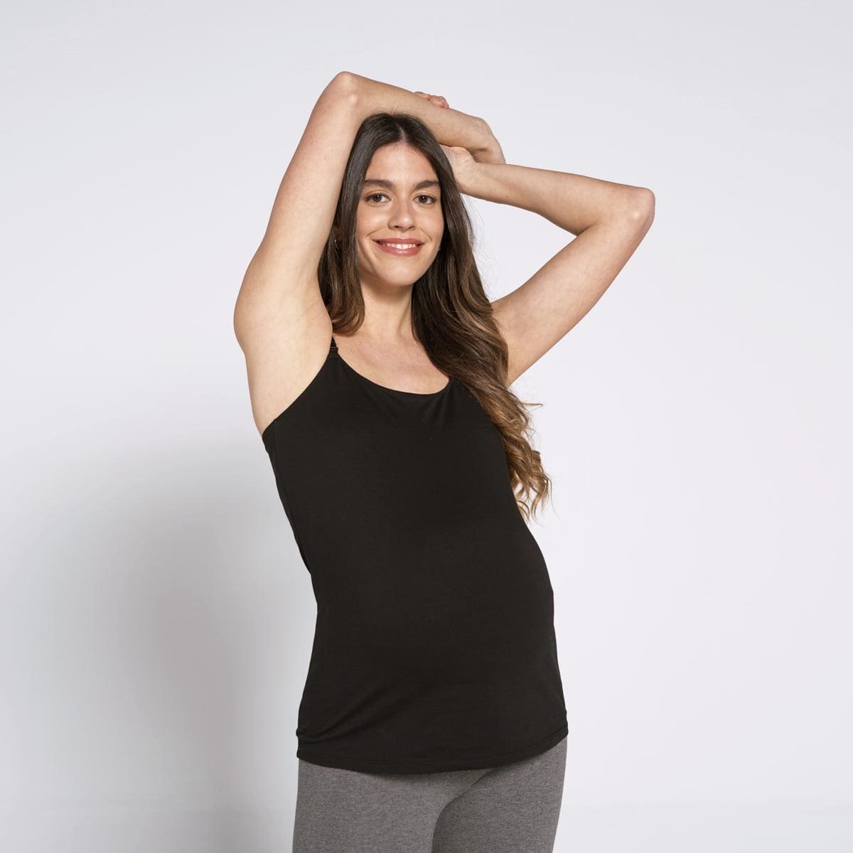 Camiseta de Maternidad Básico para Lactancia