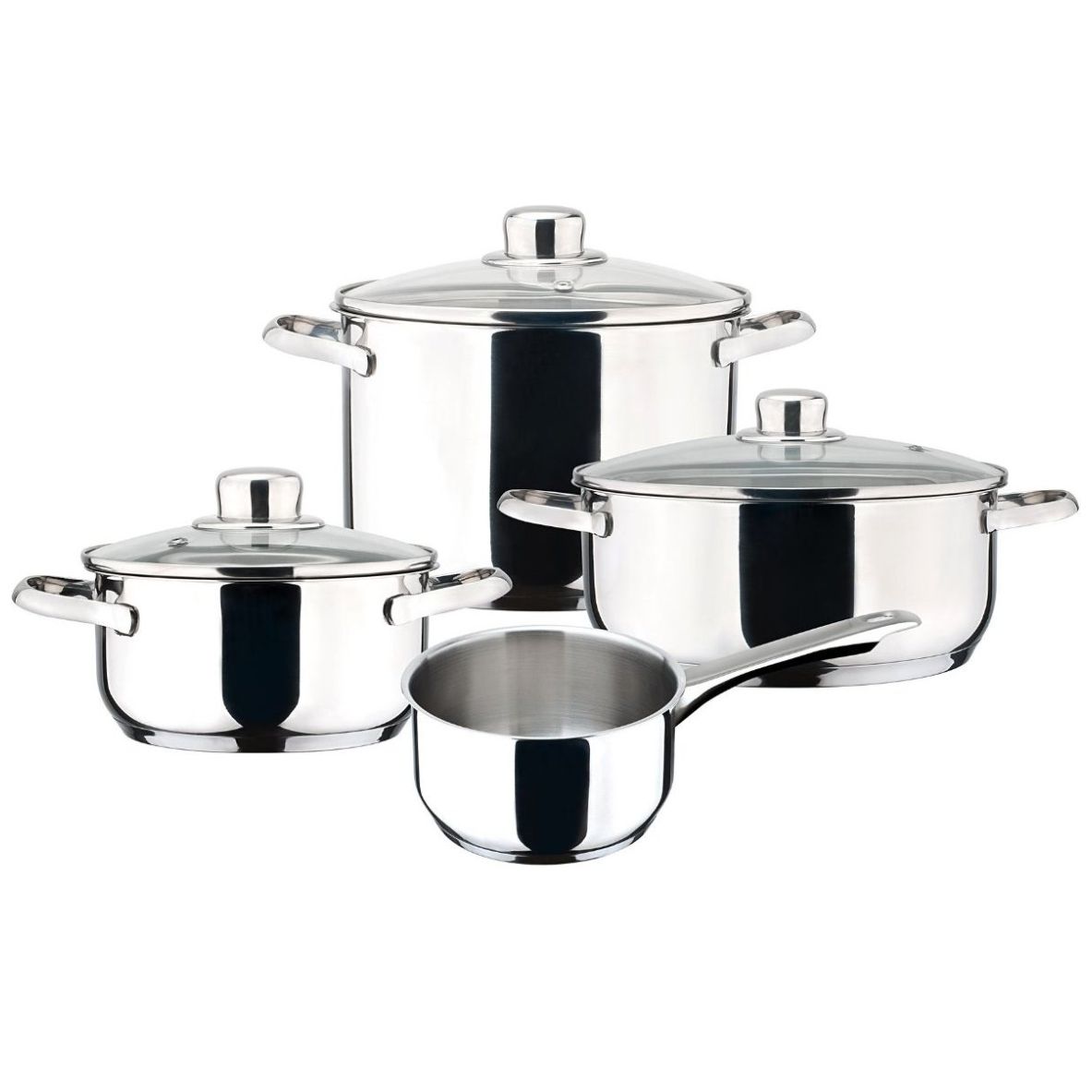 Batería Dux 7 Piezas Acero Inoxidable Magefesa