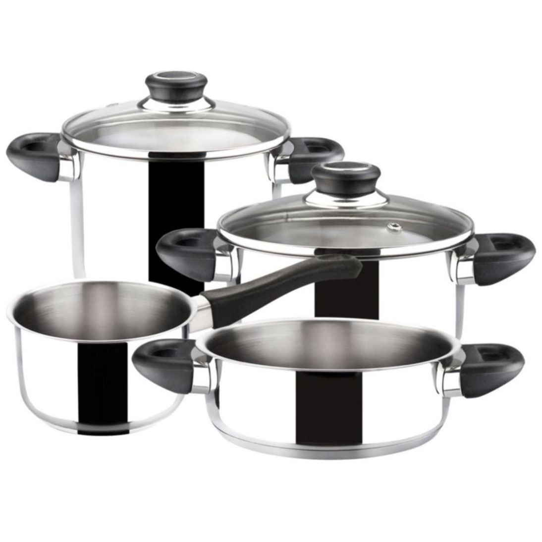 Batería Royal 6 Piezas Acero Inoxidable Magefesa