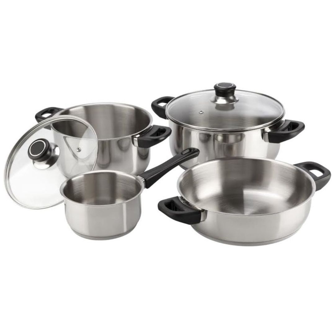 Batería Royal 6 Piezas Acero Inoxidable Magefesa