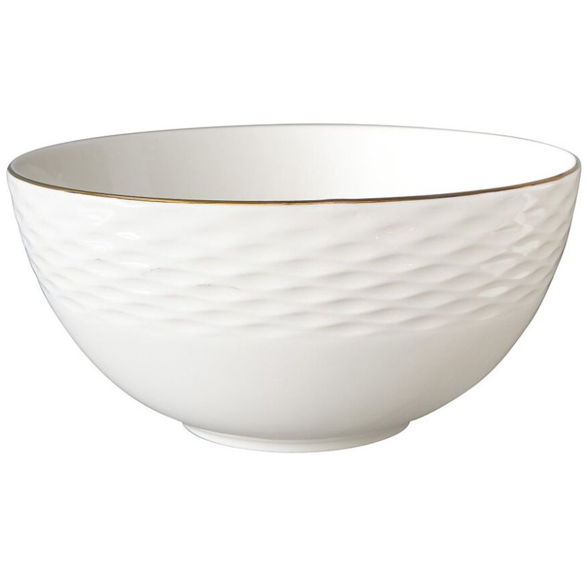 Combo Home & Details de 52 Piezas Vajilla, Vasos Y Plato Base Dorado