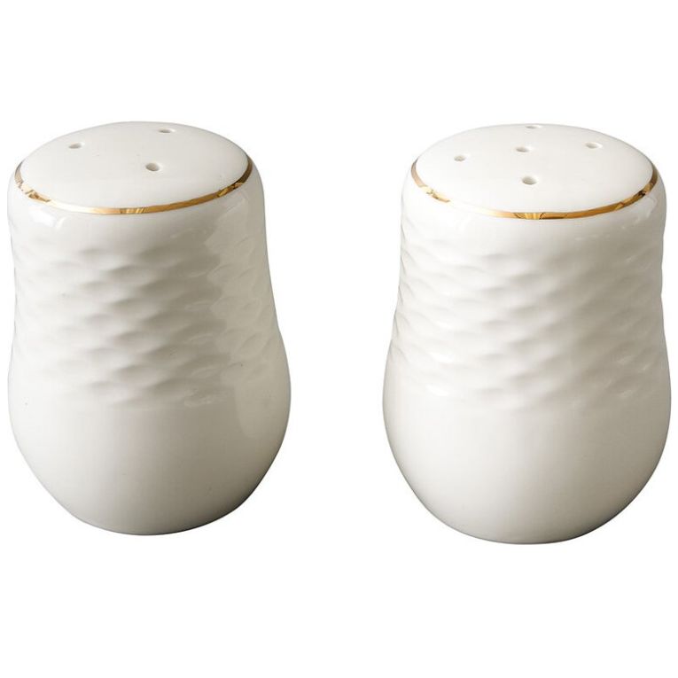 Combo Home & Details de 52 Piezas Vajilla, Vasos Y Plato Base Dorado