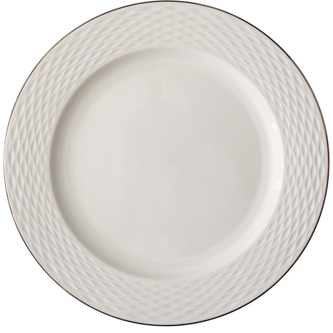 Combo Home & Details de 52 Piezas Vajilla, Vasos Y Plato Base Dorado