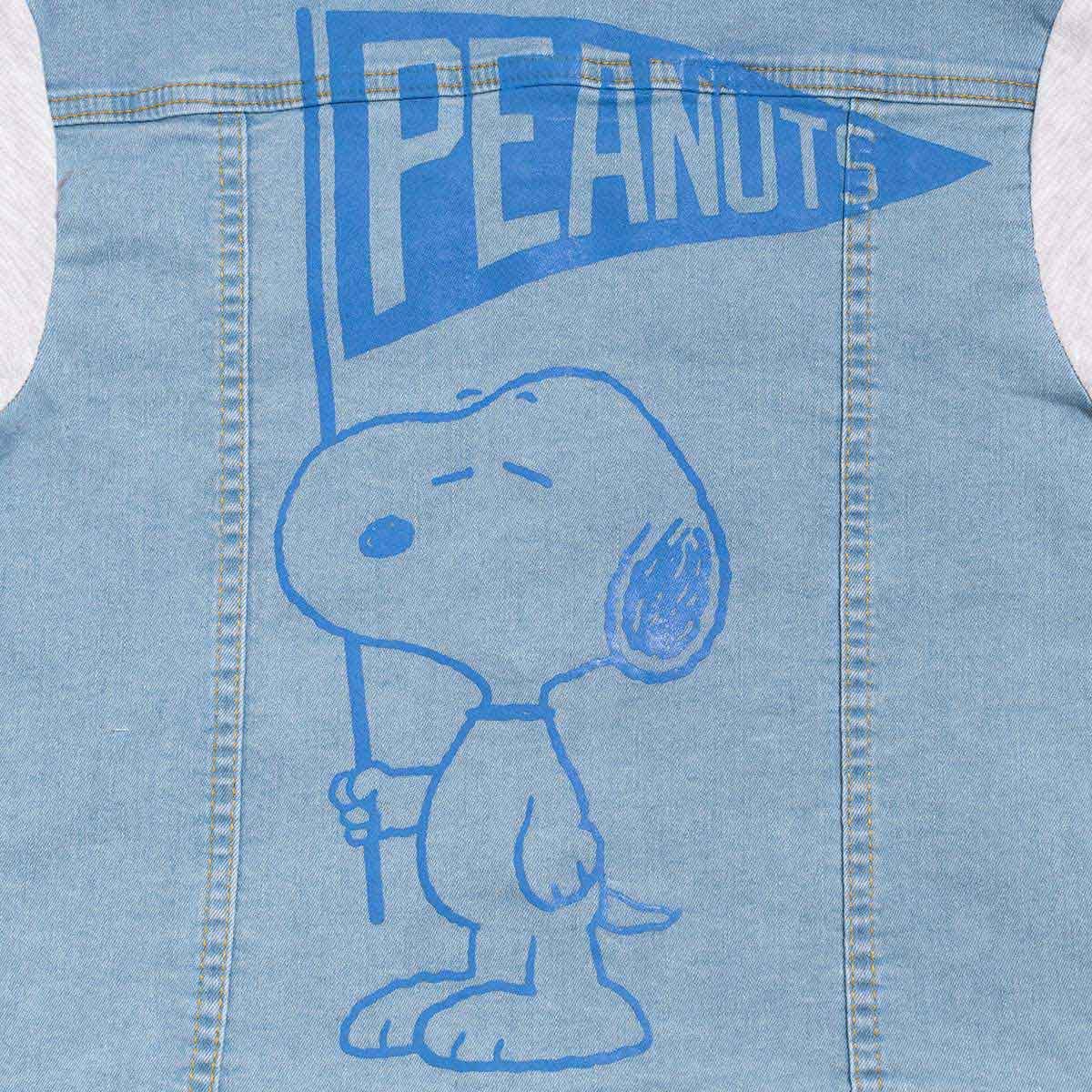 Chamarra para Niño Mezclilla French Terry Snoopy