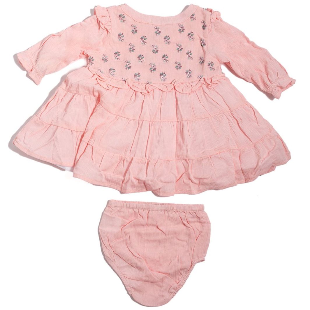 Conjunto para Bebé Piezas Vestido Manga Larga con Calzón Being